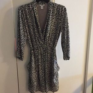 Bar III deep v neck dress